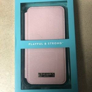 Kate spade iPhone X folio case